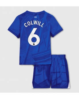 Billige Fotballdrakt Chelsea Levi Colwill #6 Replika Hjemmedraktsett Barn 2025-26 Kortermet (med bukser)